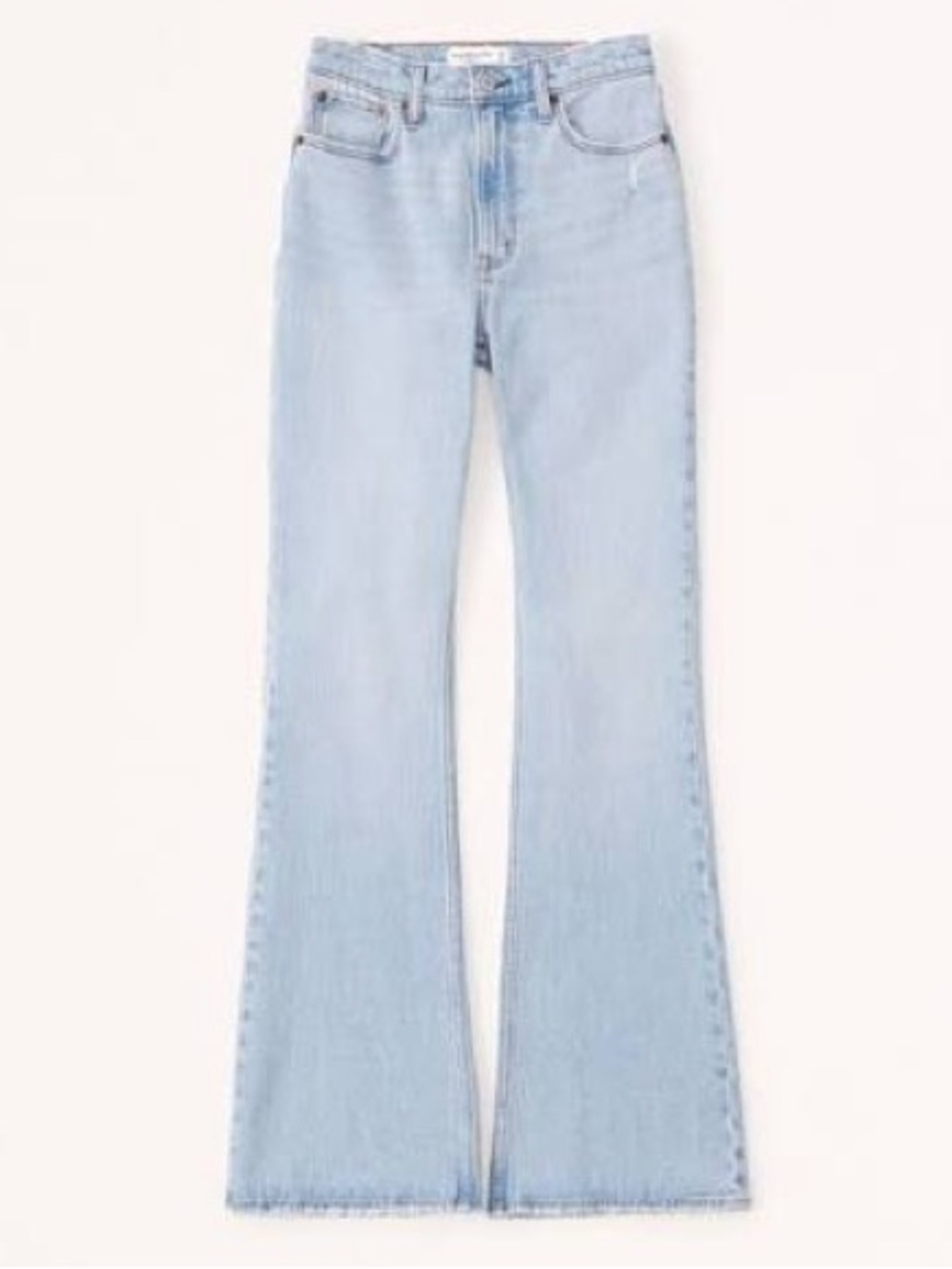 Abercrombie & Fitch The Vintage Flare High Rise Jeans Blue Light Wash Size 25/0s